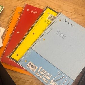 Staples and Norcom Spiral Notebooks Set